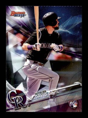 2017 Bowman's Best David Dahl 