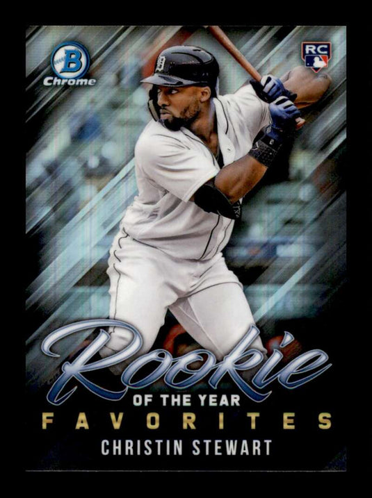 2019 Bowman Chrome ROY Favorites Christin Stewart