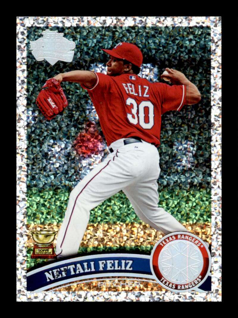 Load image into Gallery viewer, 2011 Topps Diamond Anniversary Neftali Feliz #600 SP Texas Rangers Image 1
