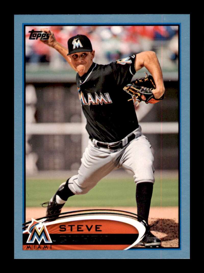 Load image into Gallery viewer, 2012 Topps Update Walmart Blue Steve Cishek #US169 SP Miami Marlins Image 1
