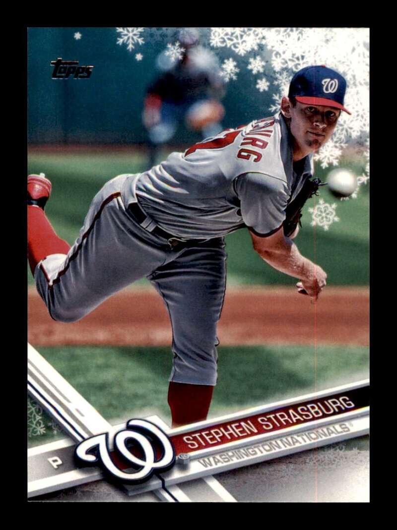 Load image into Gallery viewer, 2017 Topps Holiday Stephen Strasburg #HMW146 Washington Nationals Image 1
