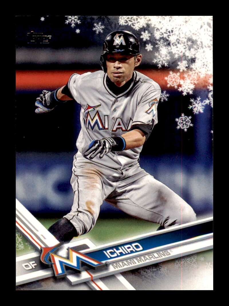 Load image into Gallery viewer, 2017 Topps Holiday Ichiro #HMW195 Miami Marlins Image 1
