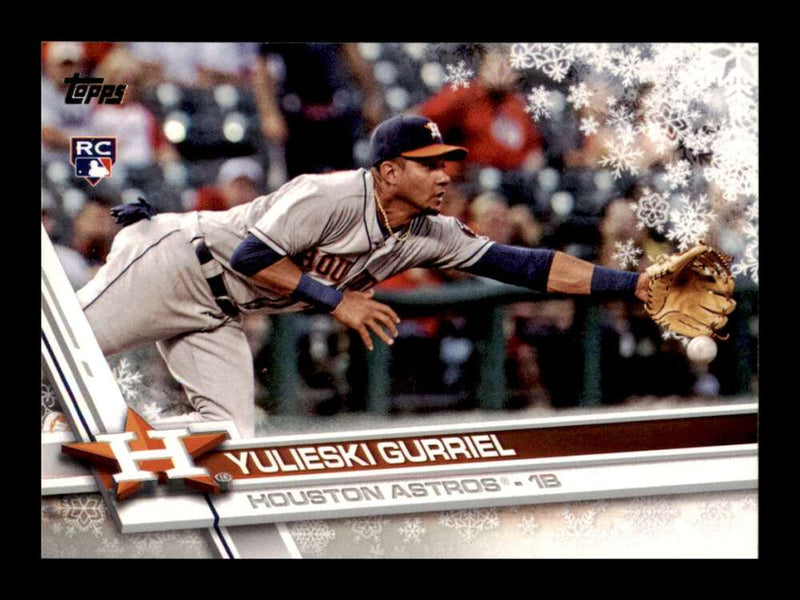 Load image into Gallery viewer, 2017 Topps Holiday Yulieski Gurriel #HMW84 Rookie RC Houston Astros Image 1
