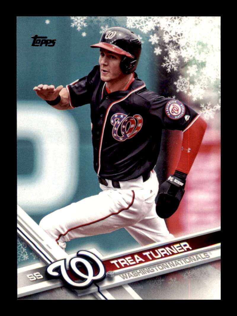 Load image into Gallery viewer, 2017 Topps Holiday Trea Turner #HMW163 Washington Nationals Image 1
