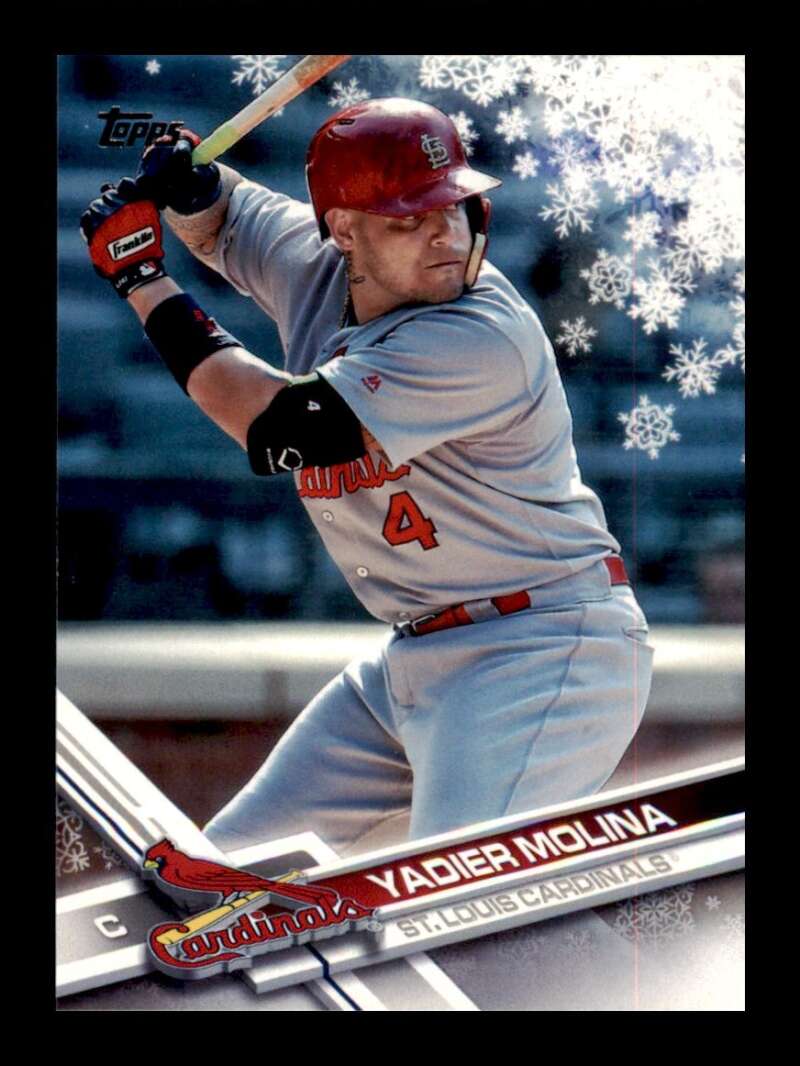 Load image into Gallery viewer, 2017 Topps Holiday Yadier Molina #HMW131 St. Louis Cardinals Image 1
