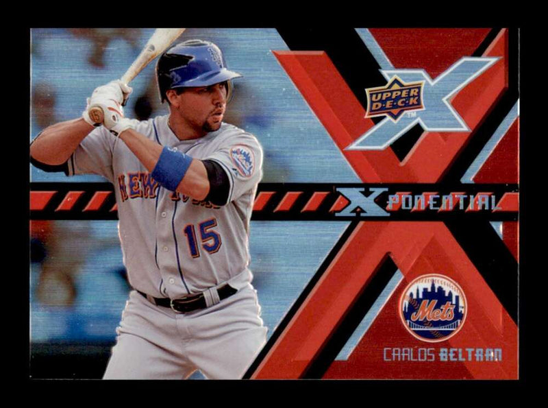 Load image into Gallery viewer, 2008 Upper Deck X Xponential Carlos Beltran #X-CB New York Mets Image 1
