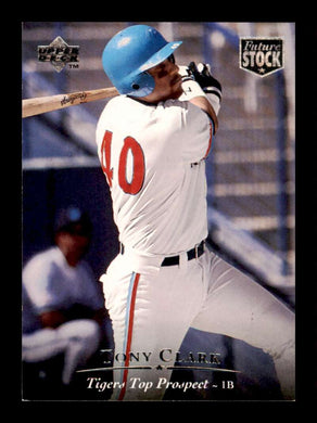 1995 Upper Deck Minors Future Stock Tony Clark 