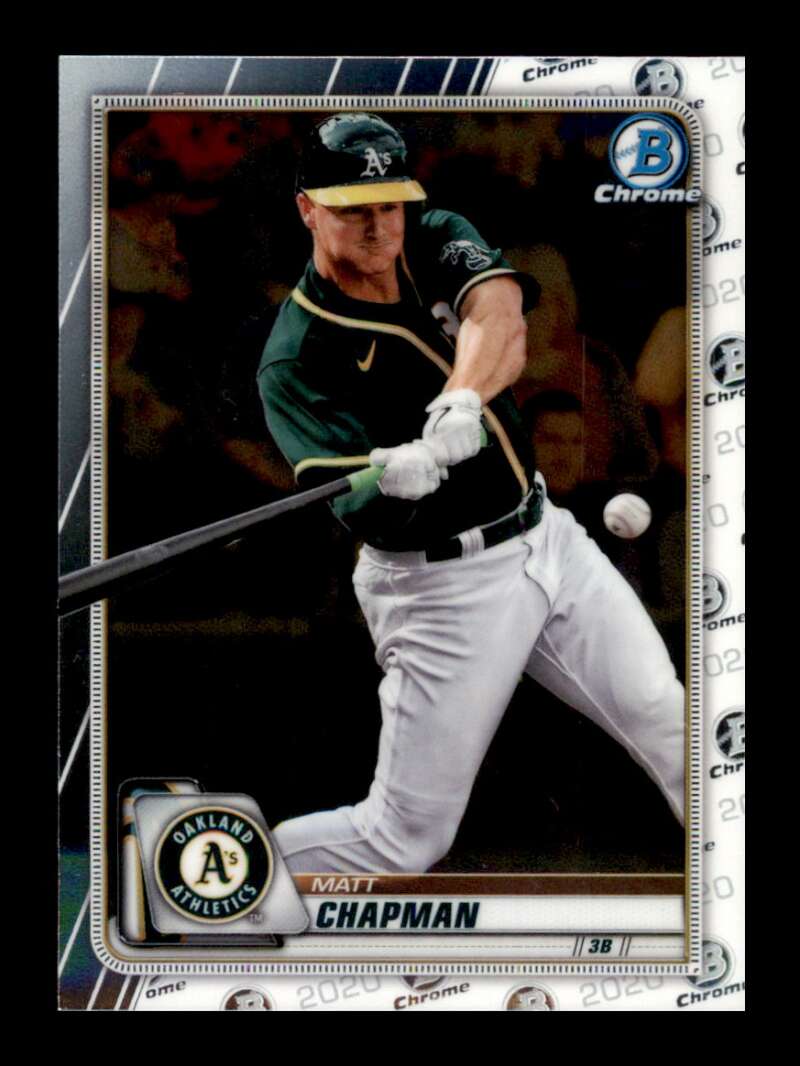 Load image into Gallery viewer, 2020 Bowman Chrome Matt Chapman #43 Oakland Athletics Image 1
