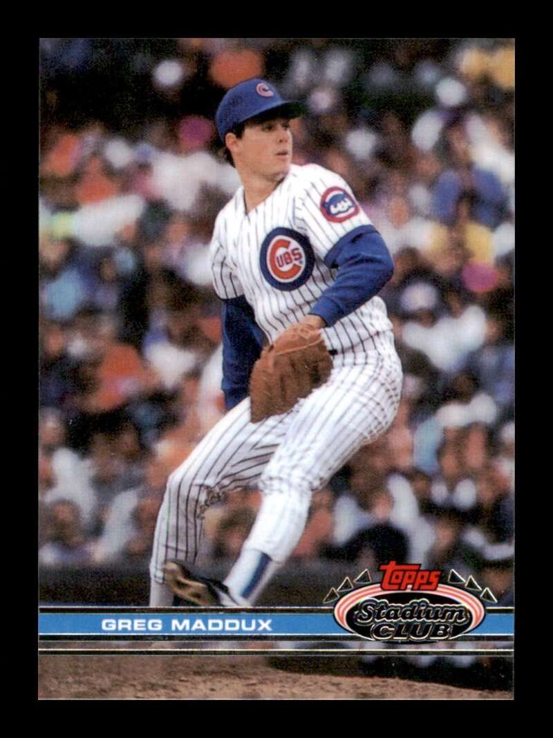 Load image into Gallery viewer, 2021 Topps Stadium Club Greats Greg Maddux #SCG-1 Chicago Cubs Image 1
