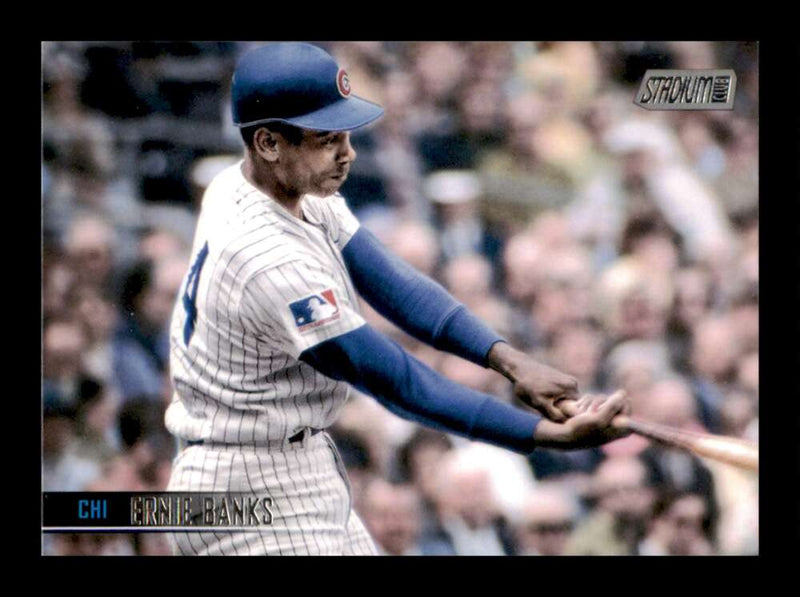 Load image into Gallery viewer, 2021 Topps Stadium Club Ernie Banks #145 Chicago Cubs Image 1
