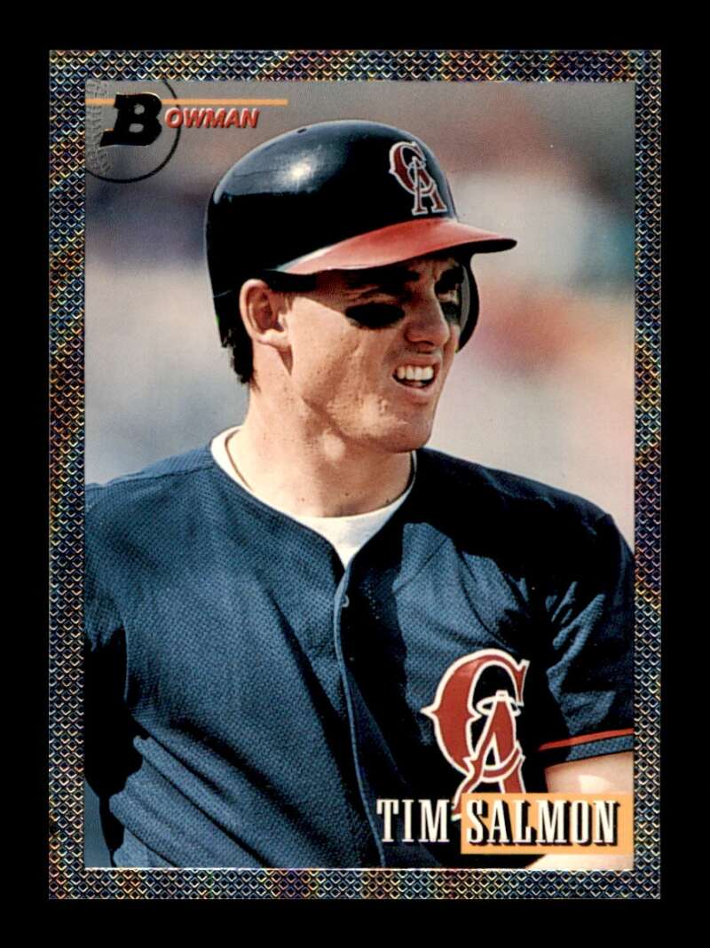 Load image into Gallery viewer, 1993 Bowman Tim Salmon #341 California Angels Image 1
