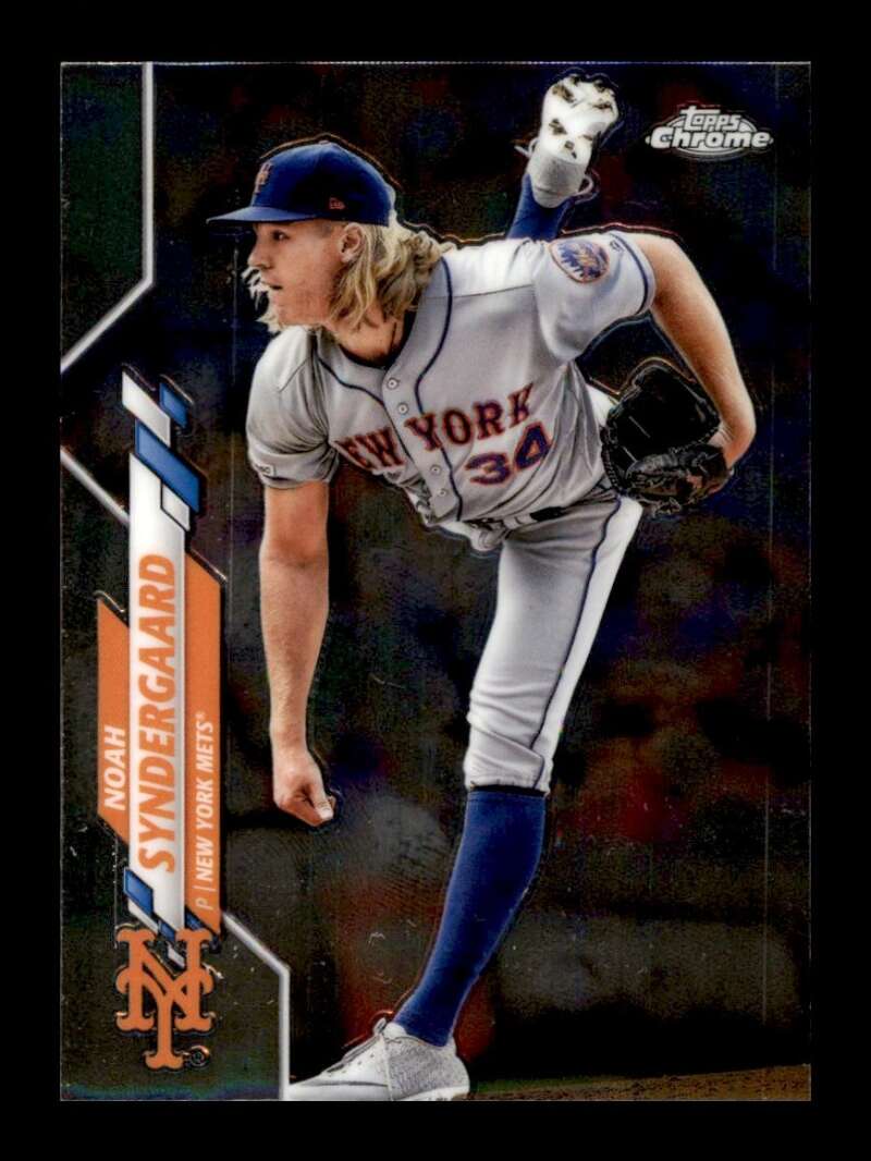 Load image into Gallery viewer, 2020 Topps Chrome Noah Syndergaard #58 New York Mets Image 1
