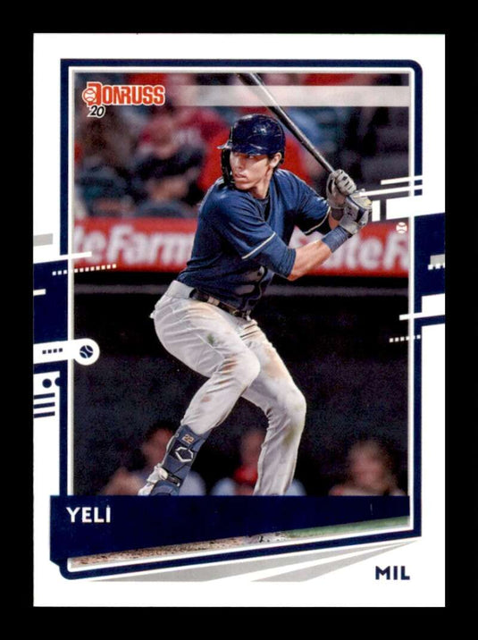 2020 Donruss Nickname Variation Yeli Christian Yelich