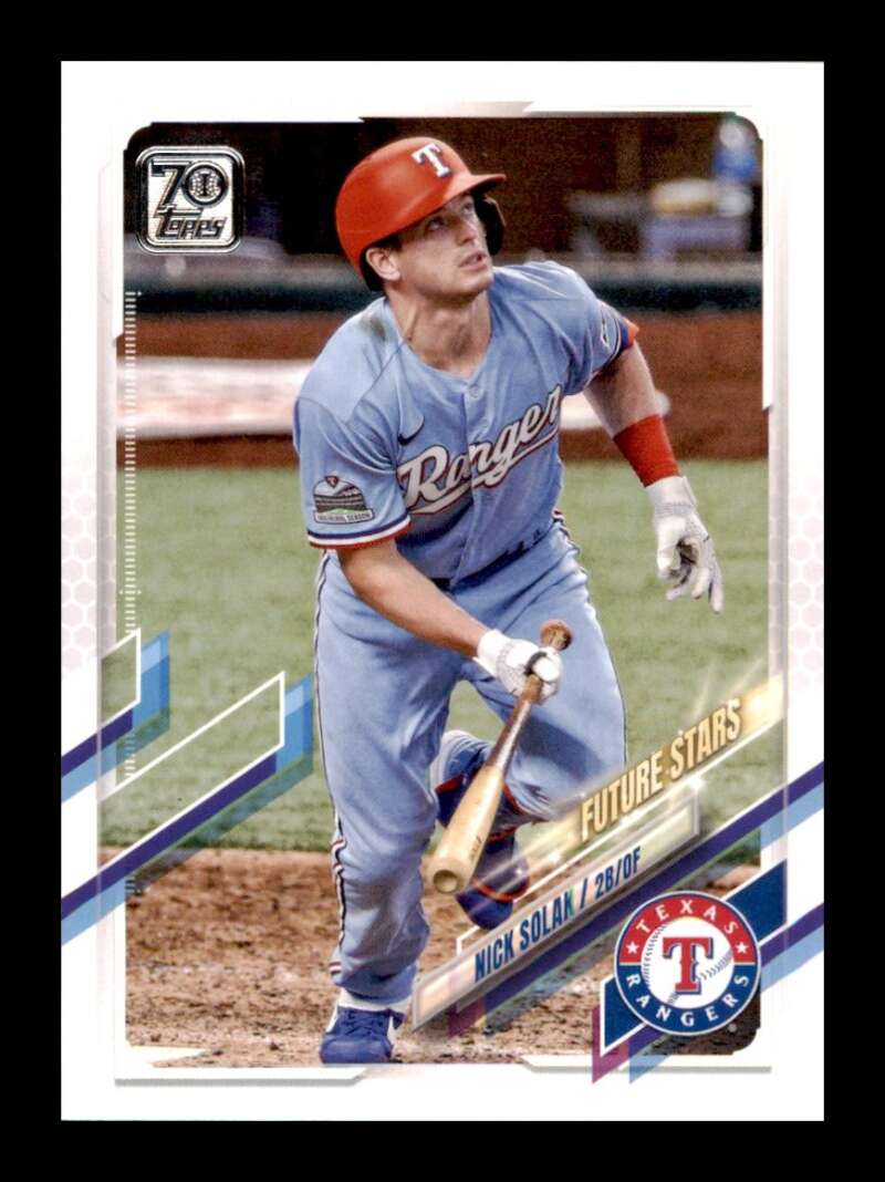 Load image into Gallery viewer, 2021 Topps Series 2 Nick Solak #583 Texas Rangers Image 1
