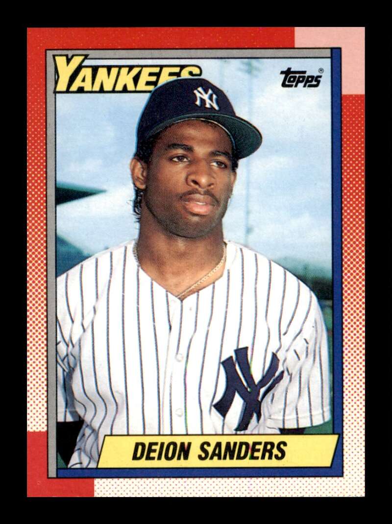 Load image into Gallery viewer, 1990 Topps Deion Sanders #61 New York Yankees Image 1
