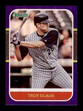 2021 Donruss Holo Purple Troy Glaus 