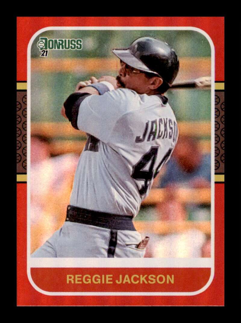 Load image into Gallery viewer, 2021 Donruss Holo Red Reggie Jackson #233 California Angels Image 1
