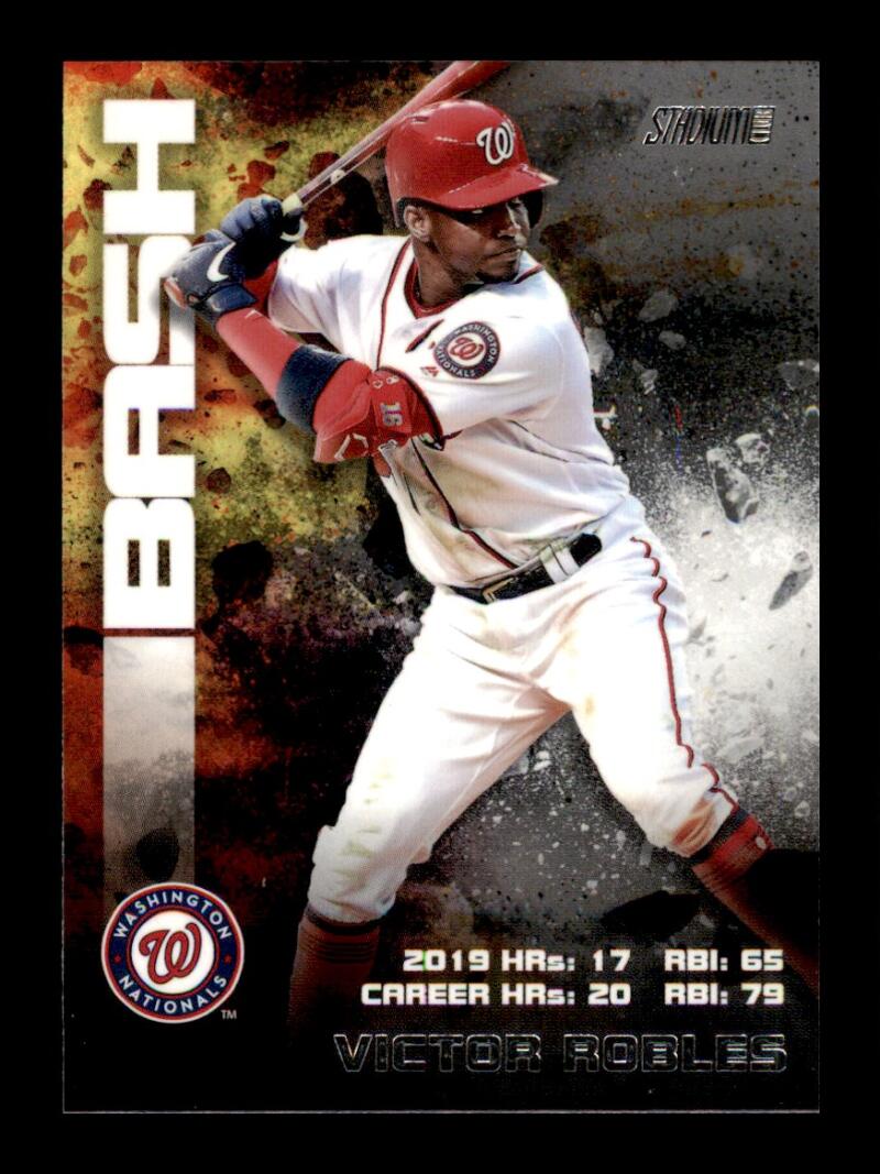 Load image into Gallery viewer, 2020 Topps Stadium Club Bash &amp; Burn Victor Robles #BAB-10 Nationals Image 1
