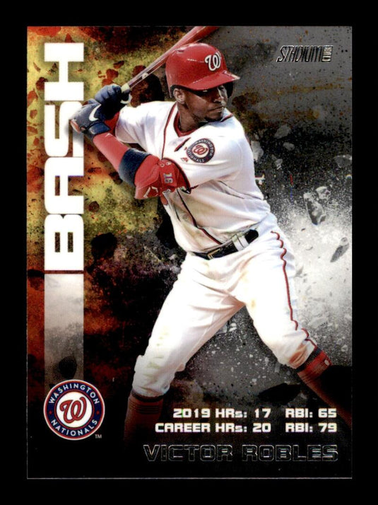 2020 Topps Stadium Club Bash & Burn Victor Robles