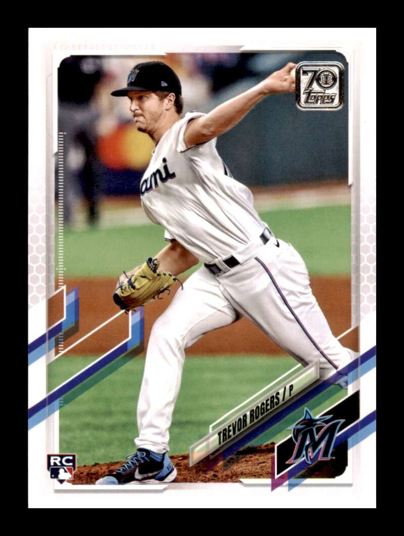 Load image into Gallery viewer, 2021 Topps Series 2 Trevor Rogers #563 Rookie RC Miami Marlins Image 1
