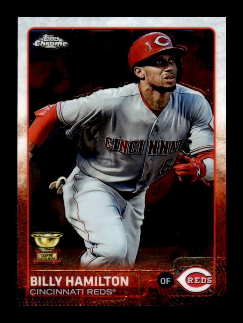 Load image into Gallery viewer, 2015 Topps Chrome Billy Hamilton #103 Gold Rookie Cup Cincinnati Reds Image 1
