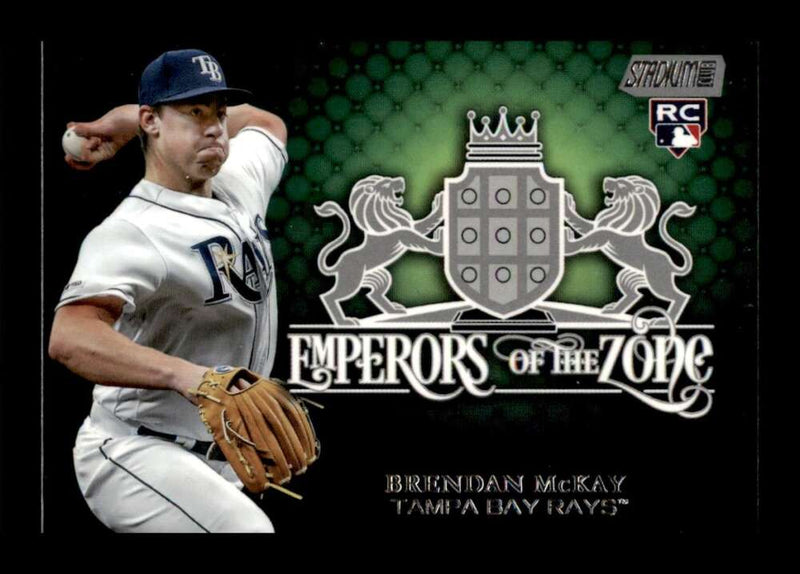 Load image into Gallery viewer, 2020 Topps Stadium Club Emperors of the Zone Brendan McKay #EOZ-16 Rays Image 1
