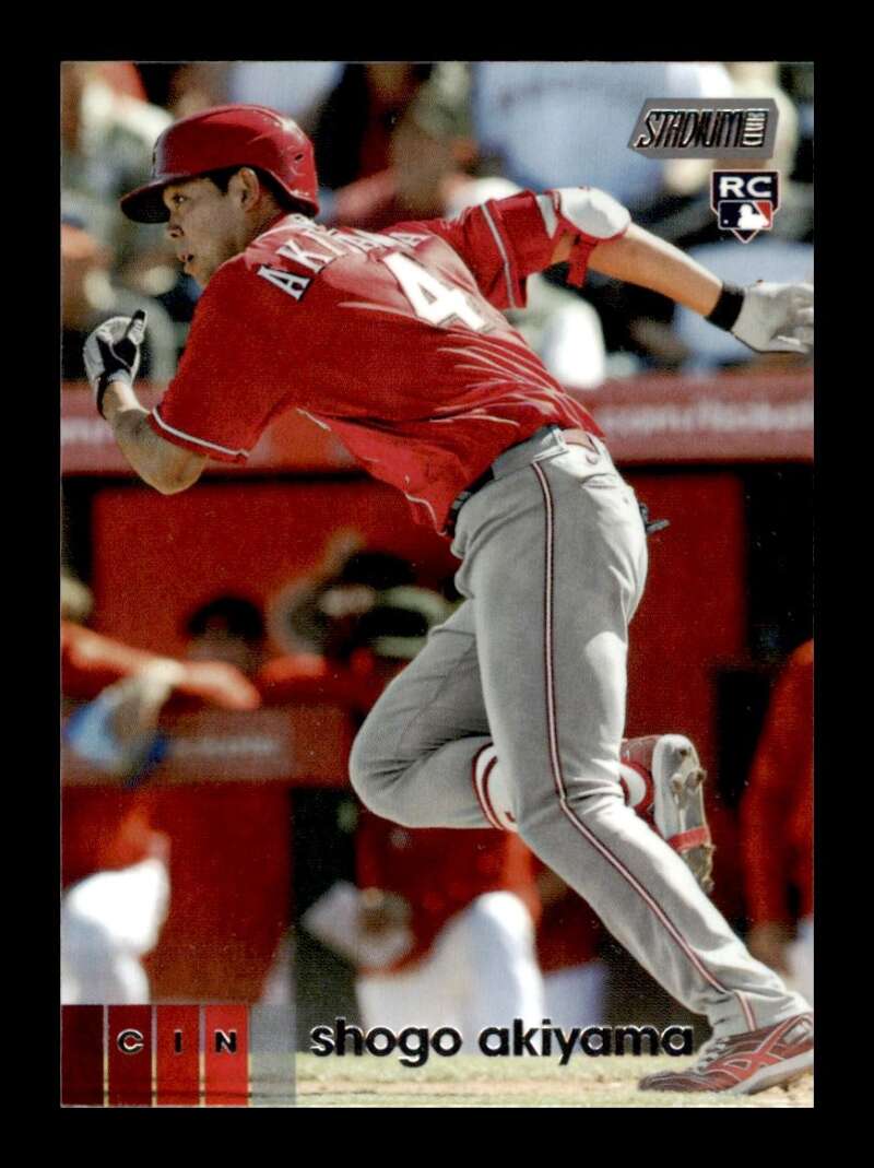 Load image into Gallery viewer, 2020 Topps Stadium Club Shogo Akiyama #285 Rookie RC Cincinnati Reds Image 1
