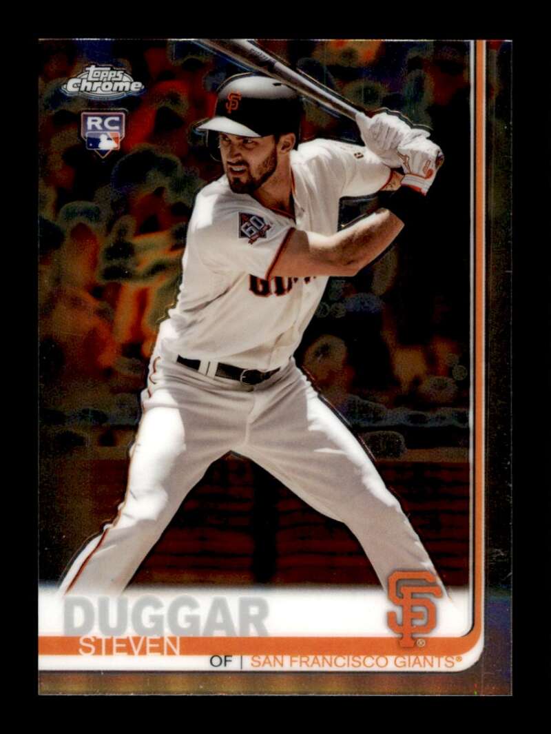 Load image into Gallery viewer, 2019 Topps Chrome Steven Duggar #150 Rookie RC San Francisco Giants Image 1
