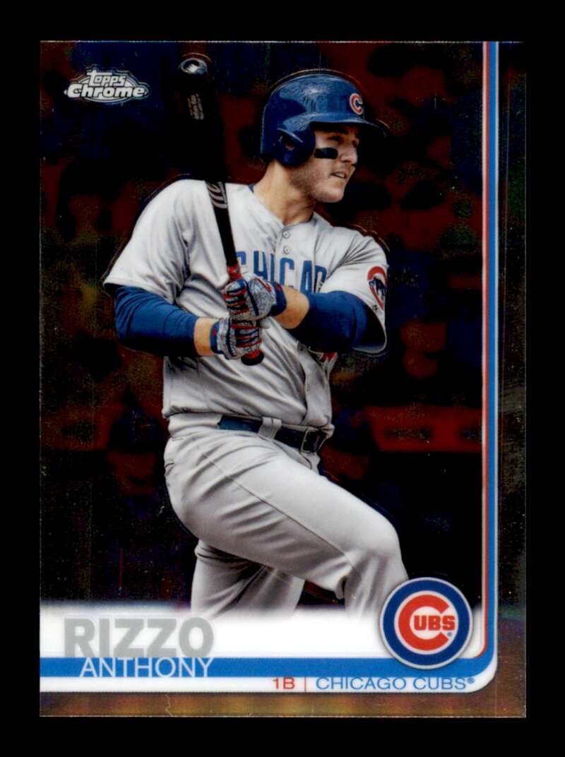 Load image into Gallery viewer, 2019 Topps Chrome Anthony Rizzo #130 Chicago Cubs Image 1
