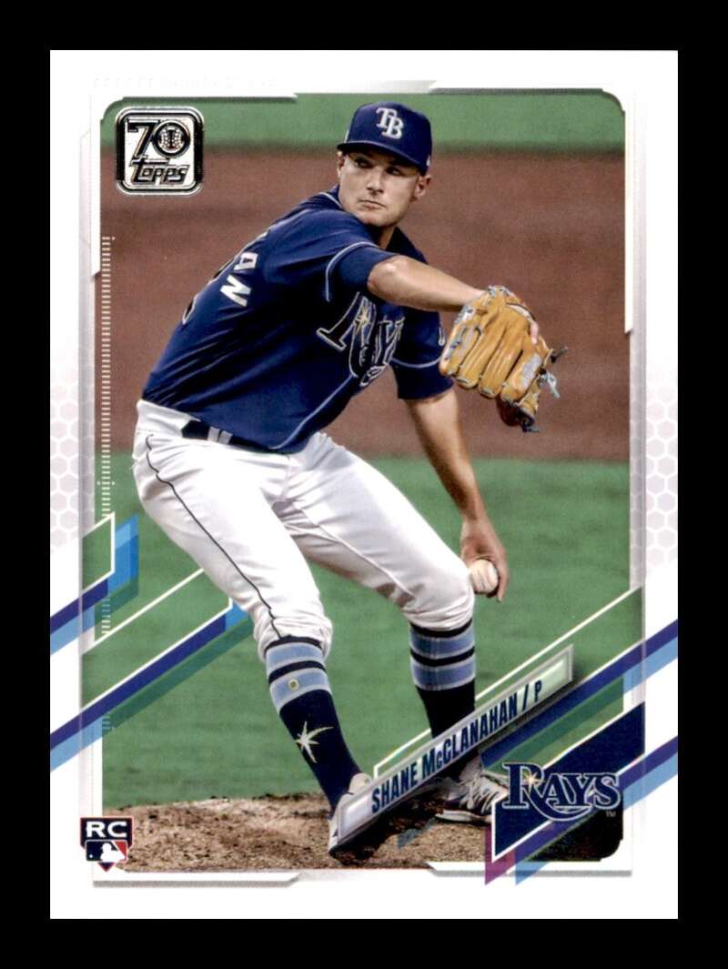 Load image into Gallery viewer, 2021 Topps Series 2 Shane McClanahan #408 Rookie RC Tampa Bay Rays Image 1
