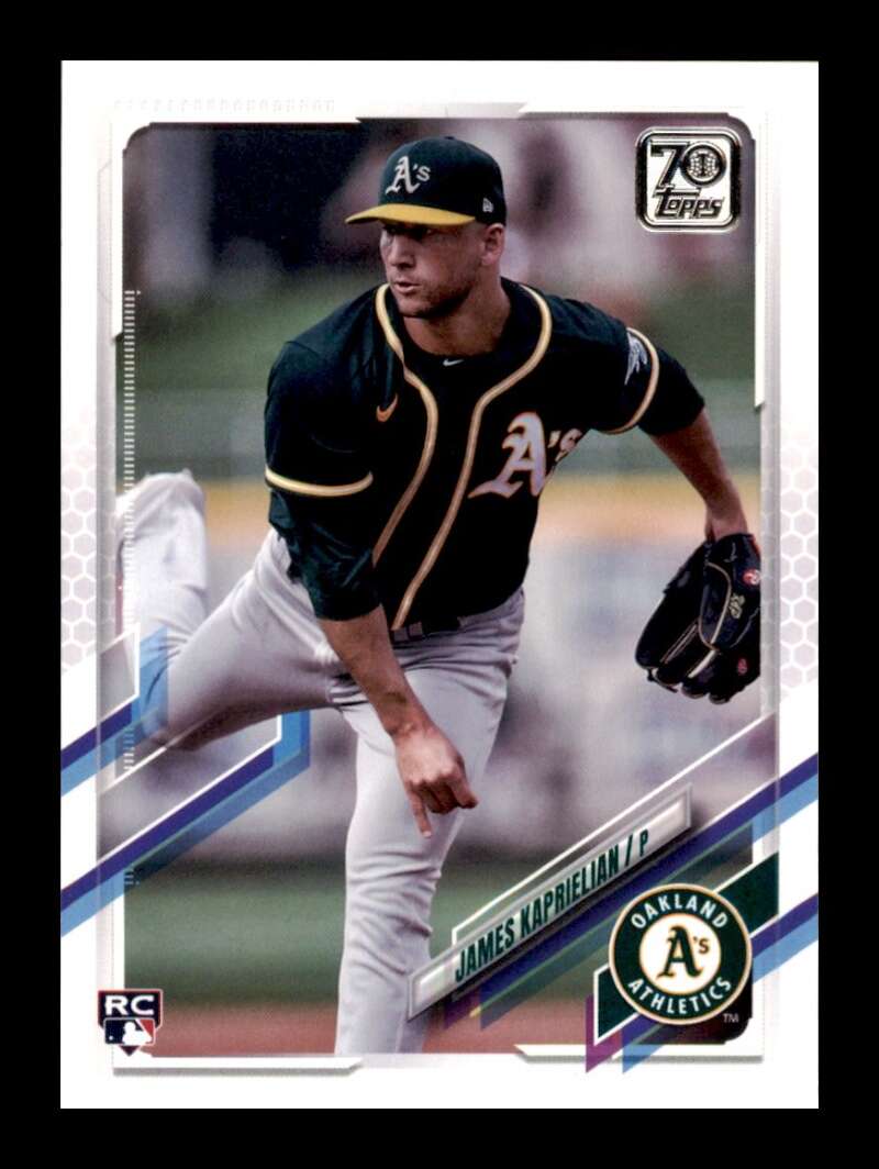 Load image into Gallery viewer, 2021 Topps James Kaprielian #167 Rookie RC Oakland Athletics Image 1
