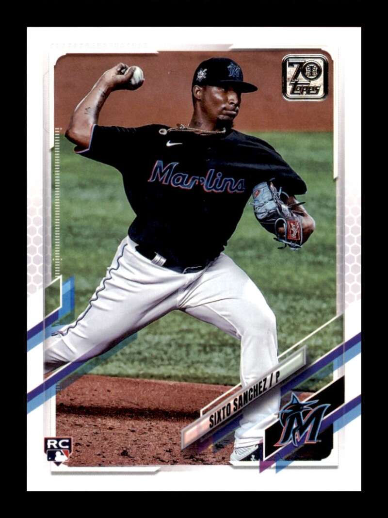 Load image into Gallery viewer, 2021 Topps Sixto Sanchez #25 Rookie RC Miami Marlins Image 1
