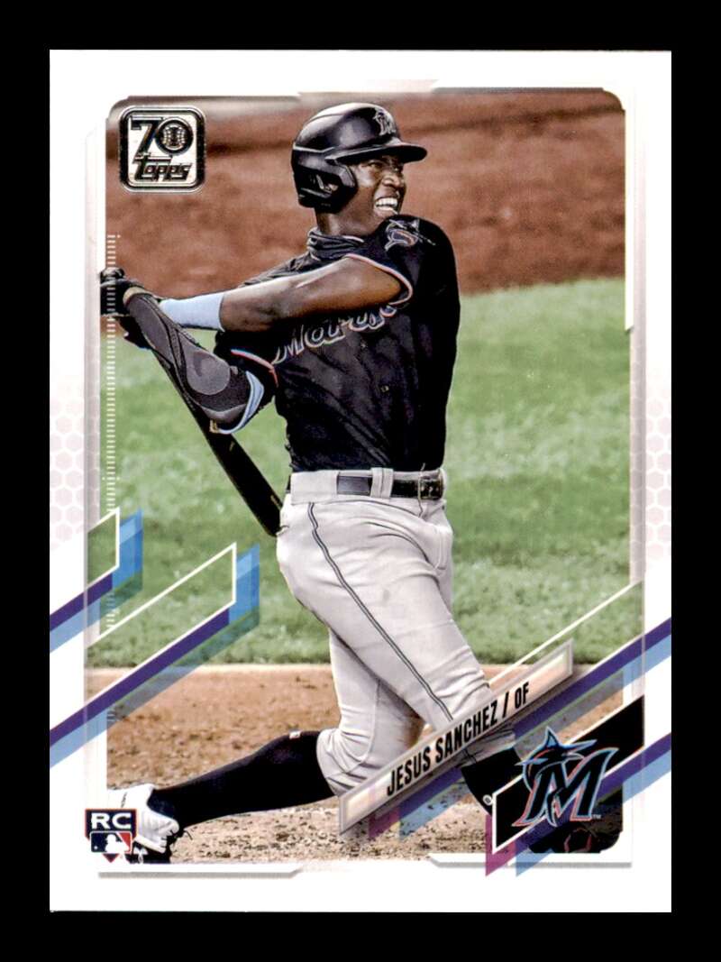 Load image into Gallery viewer, 2021 Topps Jesus Sanchez #269 Rookie RC Miami Marlins Image 1
