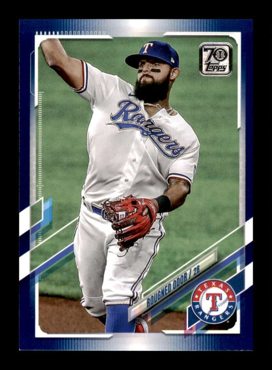 2021 Topps Wal-Mart Royal Blue Rougned Odor 