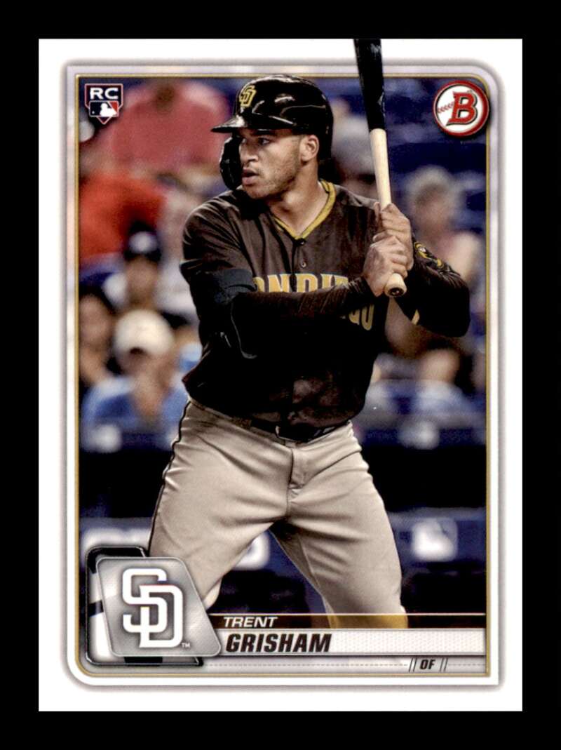 Load image into Gallery viewer, 2020 Bowman Trent Grisham #83 Rookie RC San Diego Padres Image 1
