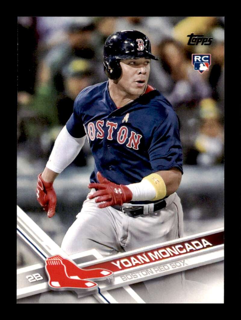 Load image into Gallery viewer, 2017 Topps Yoan Moncada #210 Rookie RC Boston Red Sox Image 1
