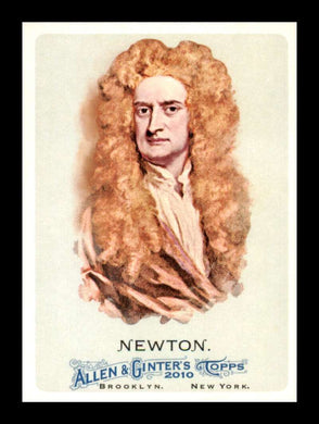 2010 Topps Allen and Ginter Isaac Newton 