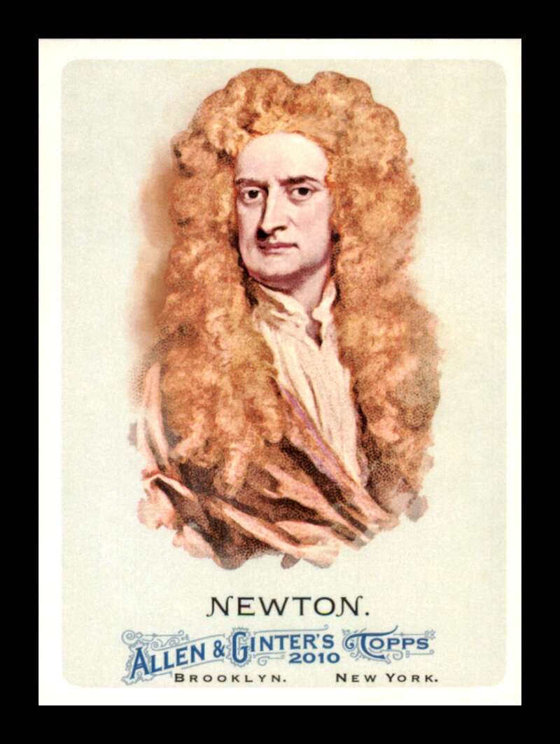 Load image into Gallery viewer, 2010 Topps Allen and Ginter Isaac Newton #297 Image 1
