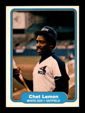 1982 Fleer Chet Lemon 