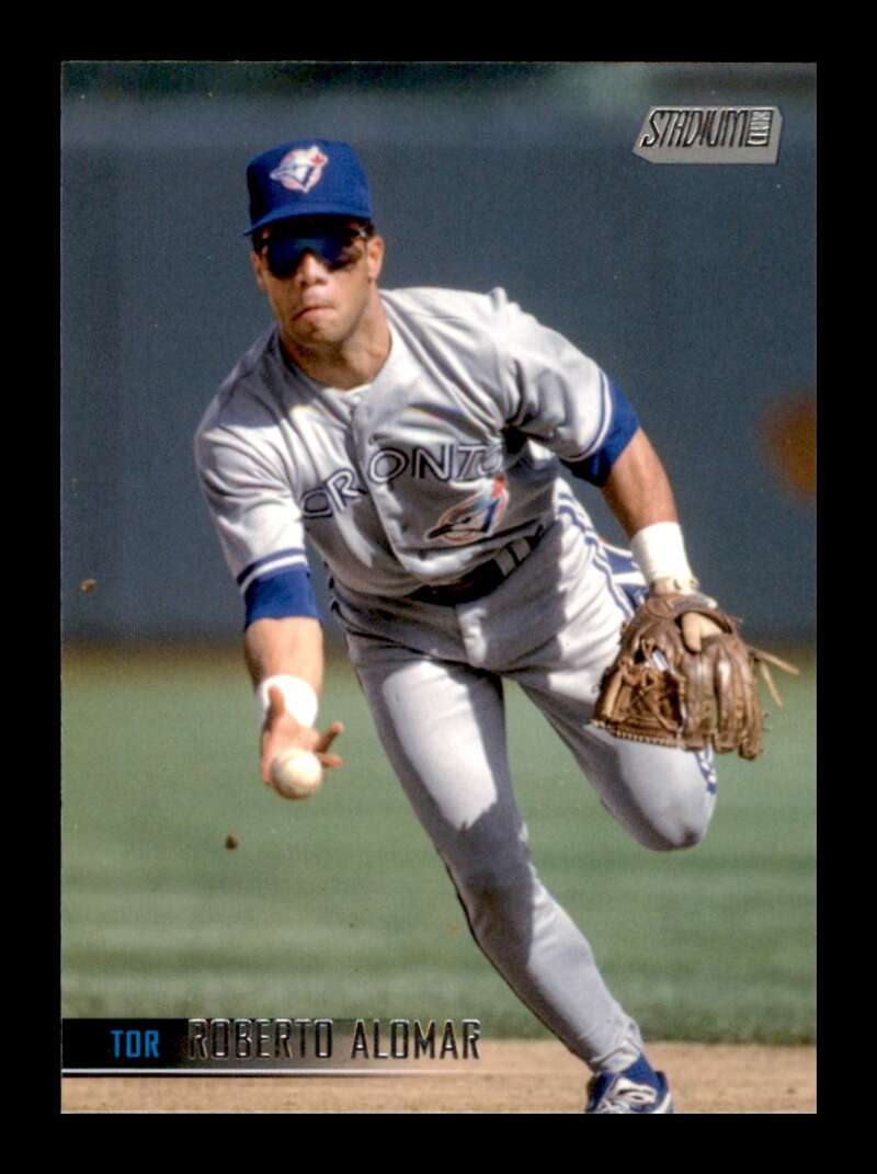 Load image into Gallery viewer, 2021 Topps Stadium Club Roberto Alomar #252 Toronto Blue Jays Image 1
