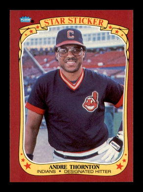 1986 Fleer Star Stickers Andre Thornton 