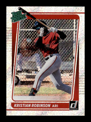 2021 Donruss Rated Prospects Rapture Kristian Robinson 