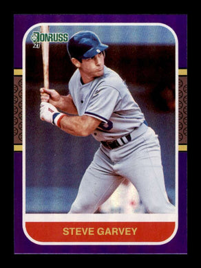 2021 Donruss Holo Purple Steve Garvey 