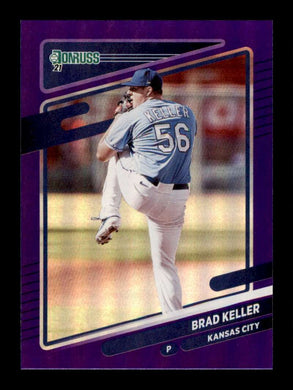 2021 Donruss Holo Purple Brad Keller 