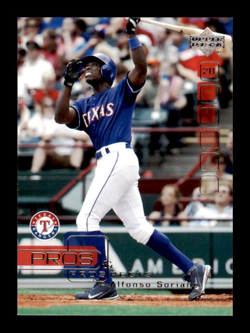 Load image into Gallery viewer, 2005 Upper Deck Pros &amp; Prospects Alfonso Soriano #49 Texas Rangers Image 1
