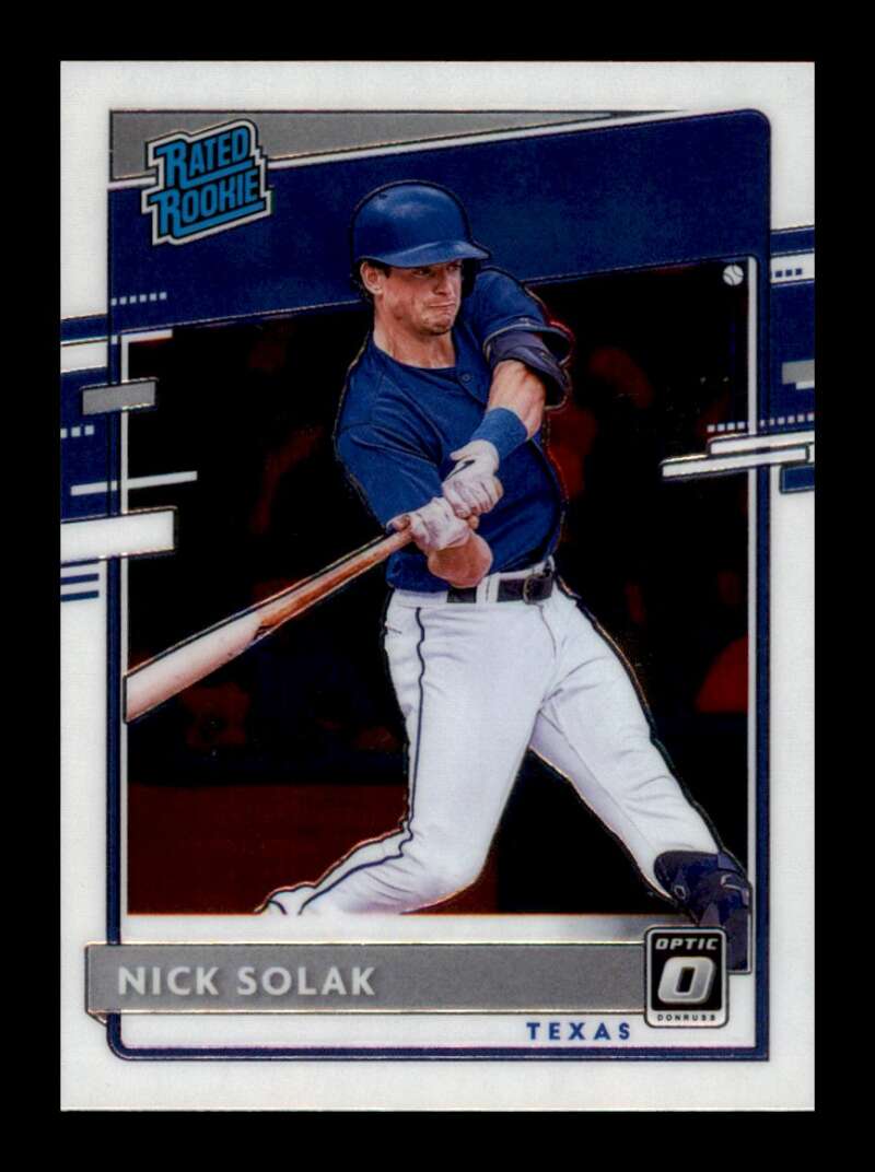 Load image into Gallery viewer, 2020 Donruss Nick Solak #57 Rookie RC Texas Rangers Image 1
