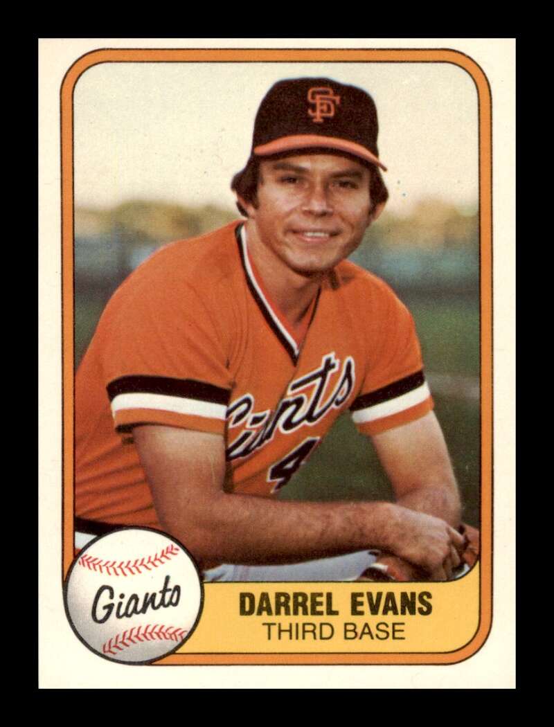 Load image into Gallery viewer, 1981 Fleer Darrell Evans #436 San Francisco Giants Image 1
