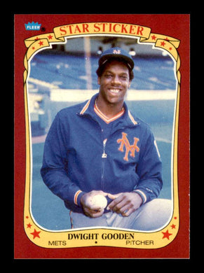 1986 Fleer Star Stickers Dwight Gooden 