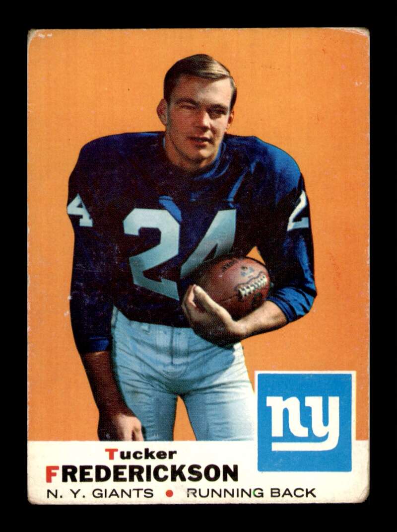 Load image into Gallery viewer, 1969 Topps Tucker Frederickson #15 Set Break New York Giants Image 1
