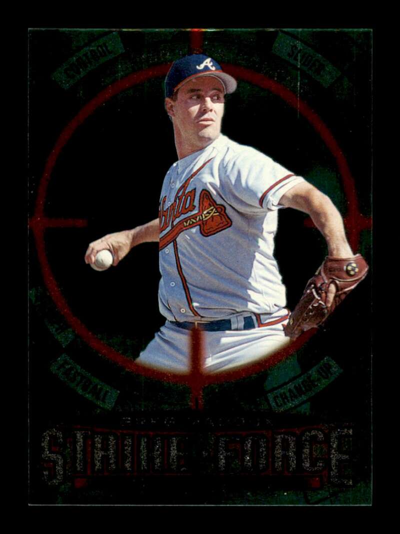 Load image into Gallery viewer, 1996 Upper Deck Strike Force Greg Maddux #65 Atlanta Braves Image 1
